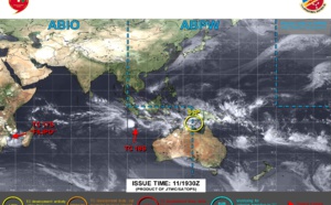 TC 17S(FILIPO) peaked near BEIRA/MOZ to peak again when exiting land//TC 18S to intensify next 5 days//INVEST 93P//INVEST 92P// 1200utc