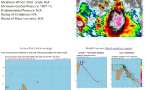 TC 18S(NEVILLE) remnants dying down// INVEST 95S under watch// ECMWF 10 Day Storm Tracks//2500utc