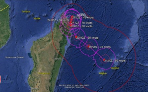 TC 20S intensifying next 72H and to curve to the SouthEast after 48H// 2603utc