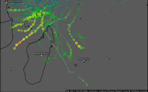ECMWF 10 Day Storm Tracks// 3Week TC Formation Probability// 2403utc