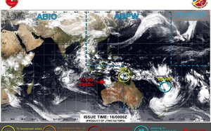 TC 29S(ERROL) peaked at CATEGORY 5 US/SUPER TYPHOON after Extreme Rapid Intensification//3 Week Tropical Cyclone Formation Probability//1618utc  TC 29S(ERROL) peaked at CATEGORY 5 US/SUPER TYPHOON after Extreme Rapid Intensification//3 Week Tropical Cyclone Formation Probability//1618utc