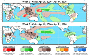 3 Week Tropical Cyclone Formation Probability//04/01/26