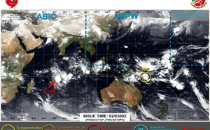 TC 29S forecast to reach Typhoon Intensity within 36h/Invest 90P under watch//040226 03UTC