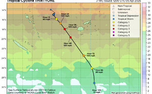 SOUTH PACIFIC: TC 30P(MAILA) still intensifying but still very slow moving/ TC 31P (VAIANU) Rapid Intensification likely next 36 hours//051500Z