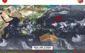 WESTERN PACIFIC: TS 05W(HAGUPIT) Environmental conditions forecast to stymie significant intensification/SOUTH INDIAN: INVEST 93S //070930 UTC