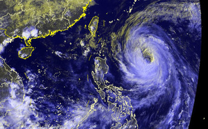 WESTERN PACIFIC:Typhoon 06W(JANGMI) forecast to peak at CAT 2 US within 36h and track very close to OKINAWA by 48h/301030 UTC / 