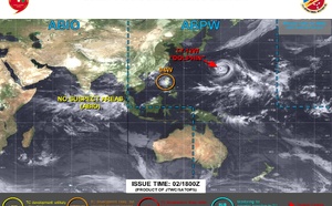 WESTERN PACIFIC: TY 12W(DOLPHIN) CAT 3 US, 4th ERC /Invest 94W/EASTERN PACIFIC: TS 07E(GENEVIEVE) //02@1830 UTC