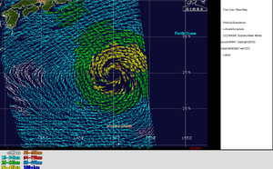WESTERN PACIFIC: TY 12W(DOLPHIN) CAT 2 US, 4th ERC failed to complete, tracking close to IWO TO island within 12 hours/Invest 94W//03@2230 UTC