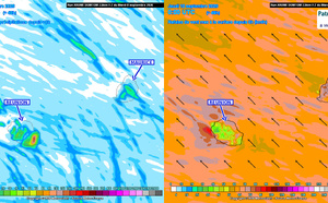 ILES SOEURS: Maurice/Réunion/Rodrigues/Agaléga/Tromelin: relevés climatologiques du 07/09/26