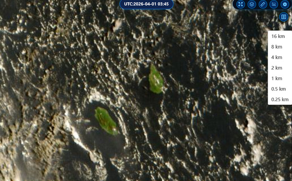 Iles Soeurs à 07h45 ce mercredi 01 Avril 2026