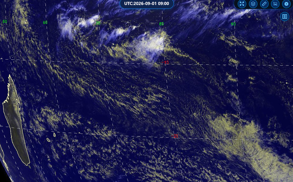 ILES SOEURS: Maurice/Réunion/Rodrigues/Agaléga/Tromelin: relevés climatologiques du 01/09/26