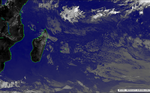 ILES SOEURS: Maurice/Réunion/Rodrigues/Agaléga/Tromelin: relevés climatologiques du 02/09/26