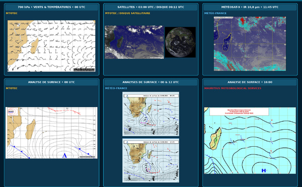 ILES SOEURS: Maurice/Réunion: le 28/09/26 : tendances météo des prochaines 36h